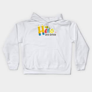 Hello Second Grade Kids Hoodie